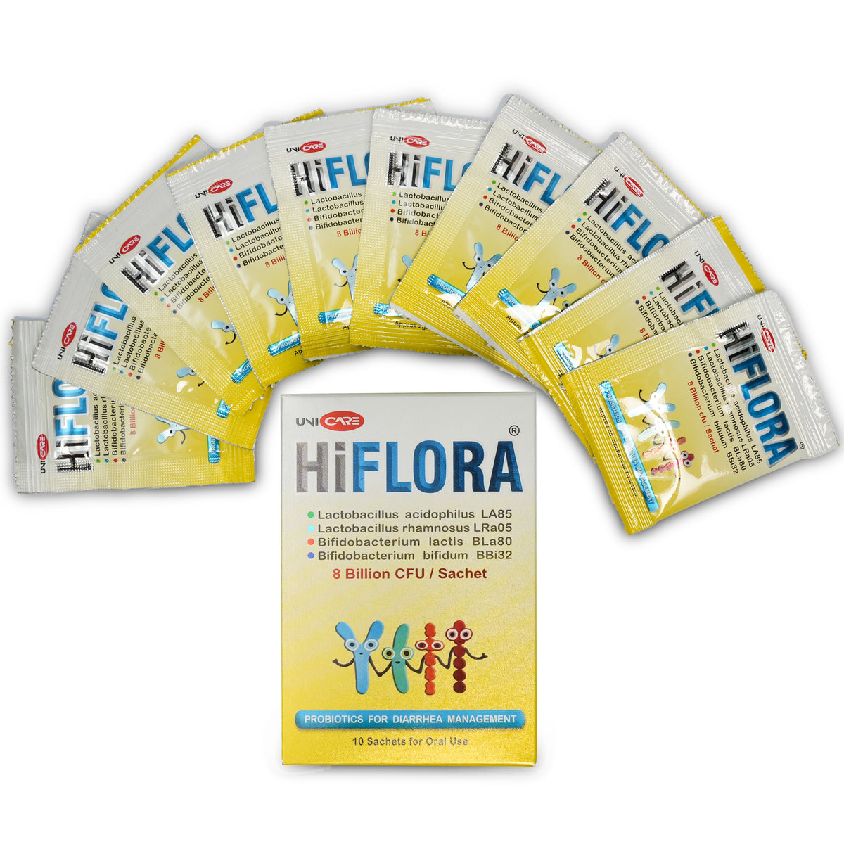 HiFlora Probiotic Sachet – Uni Care Bioceuticals